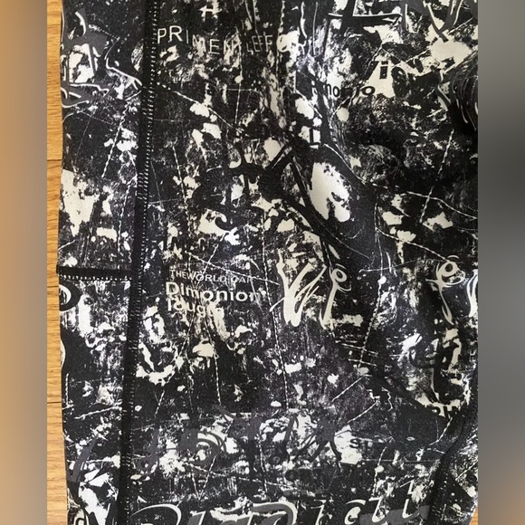 Sugar Pocket Leggings Women’s Large Multicolor Graphic Print Ankle Length Athlet - Picture 5 of 8